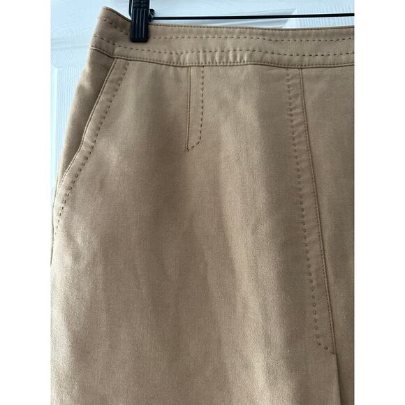 Anne Taylor LOFT Khaki Mini Skirt, size 4 - Picture 3 of 4